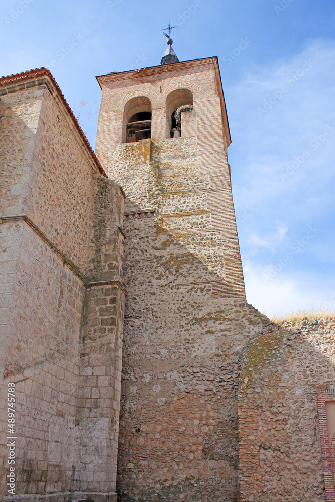 	
Santa Maria Church in Olmedo, Spain