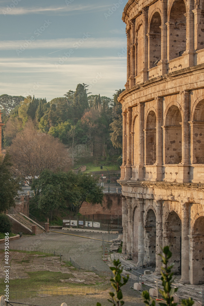 Fototapeta premium Colisée, Rome, Golden Hour
