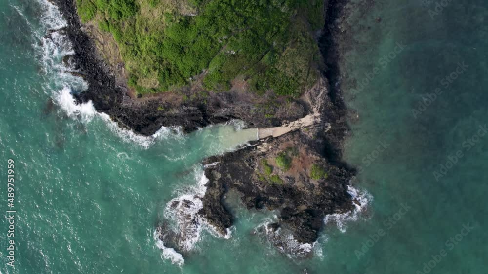 Mokoli'i Island on Oahu, Hawaii StockVideo Adobe Stock