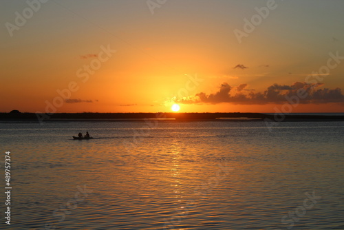 sunset on the water © ricardo