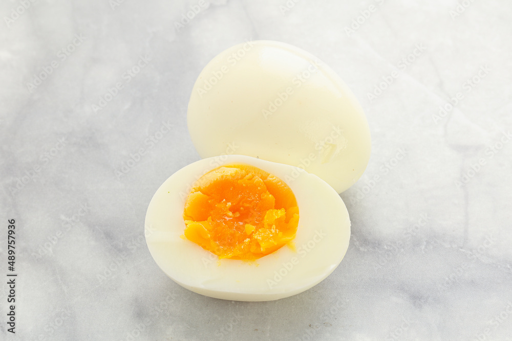 Boiled chicken egg for breakfast Boiled chicken egg for breakfast