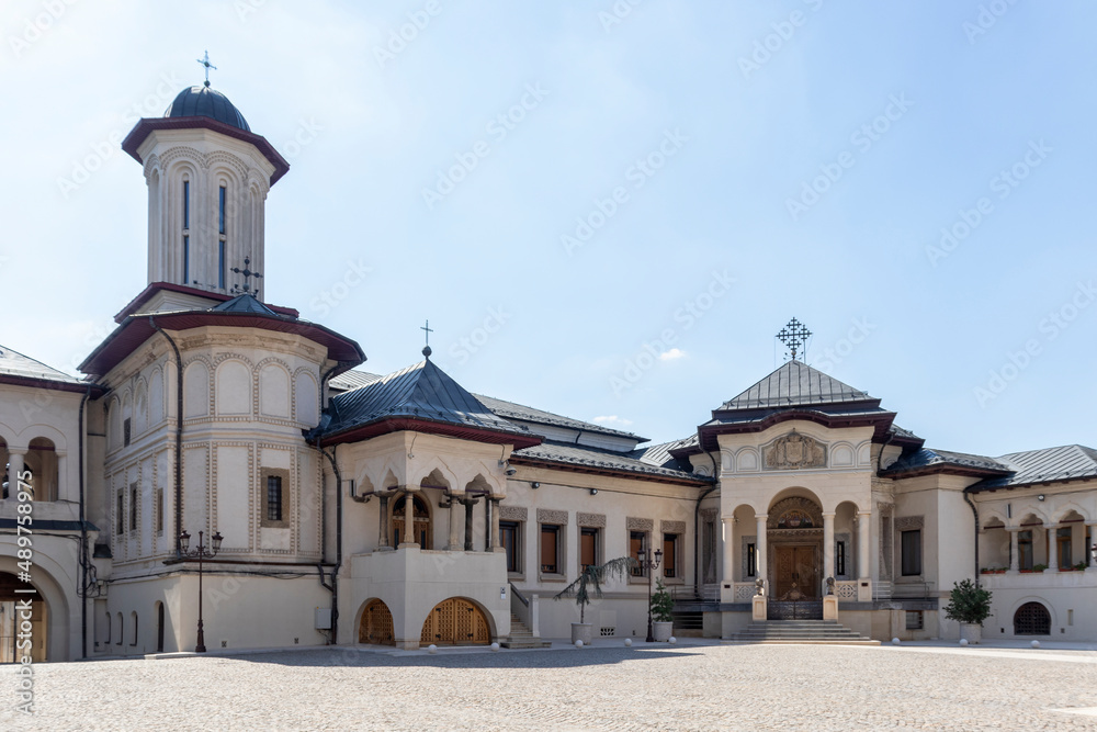 Patriarchal Palace in city of Bucharest, Romania