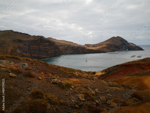 view of the coast of the island of island