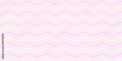Abstract white pink color wave line pattern texture background. Cream melted and flow.