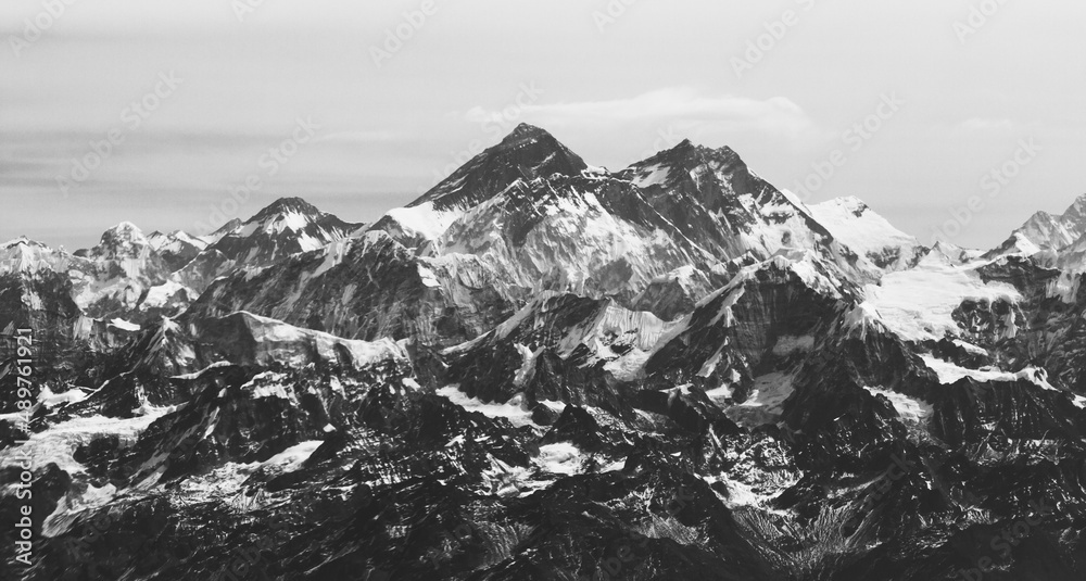 Himalayan landscape around Mount Everest