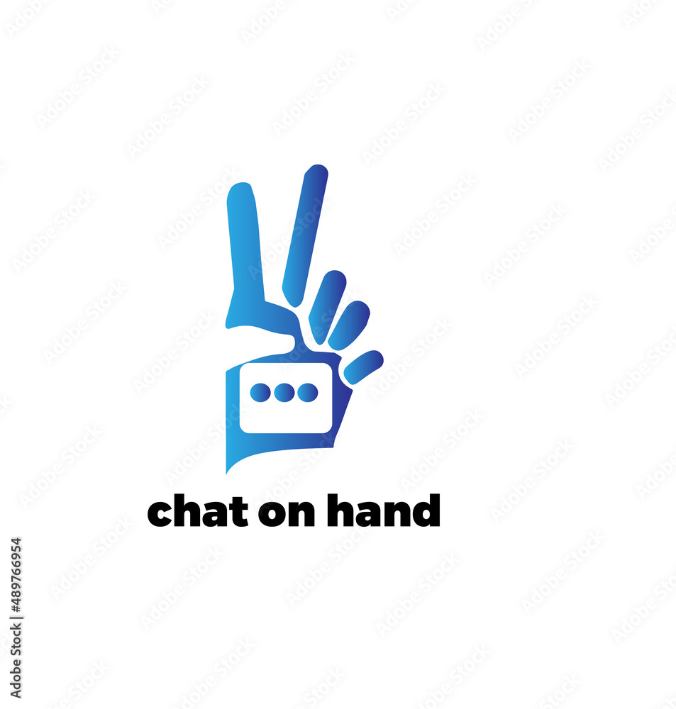 chat on hand logo icon
