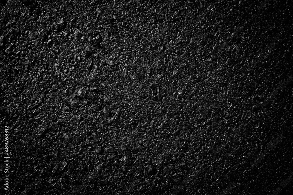 Fototapeta premium black asphalt texture. asphalt road. stone asphalt texture background black granite gravel