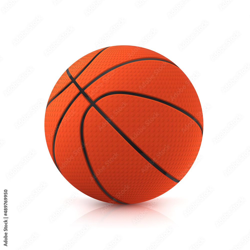 Basketball vector illustration on white background