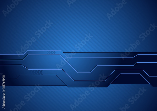 Scifi tech background vector illustration