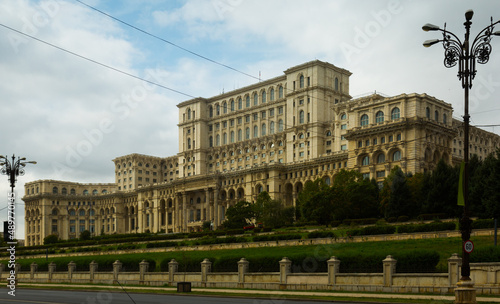 Palace of the Parliament in Romanian capital Bucharest