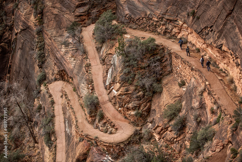 Angels Landing trail view