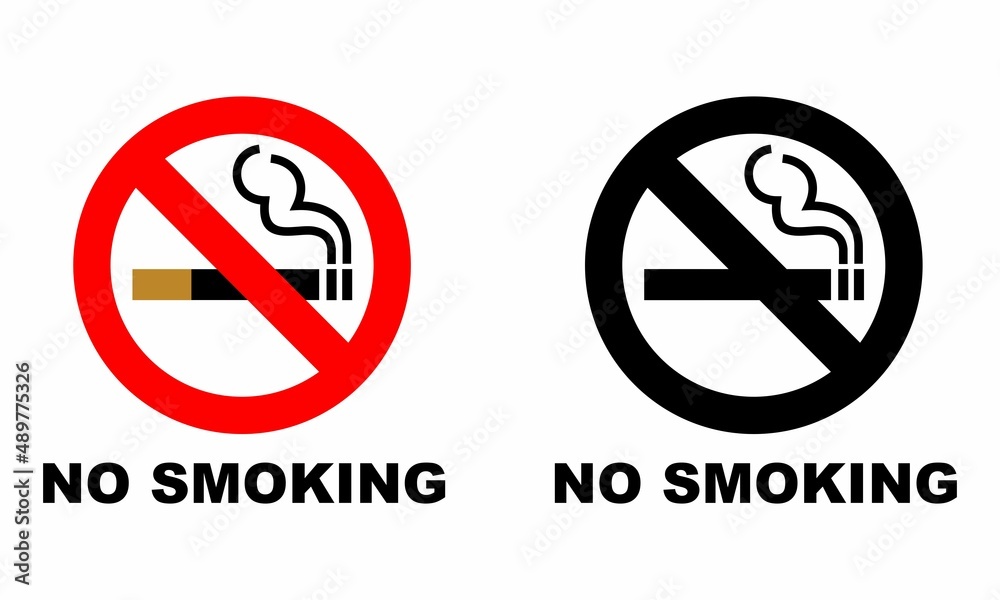 Illustration Vector Graphic of No Smoking ICon Illustration Vector Graphic of No Smoking ICon