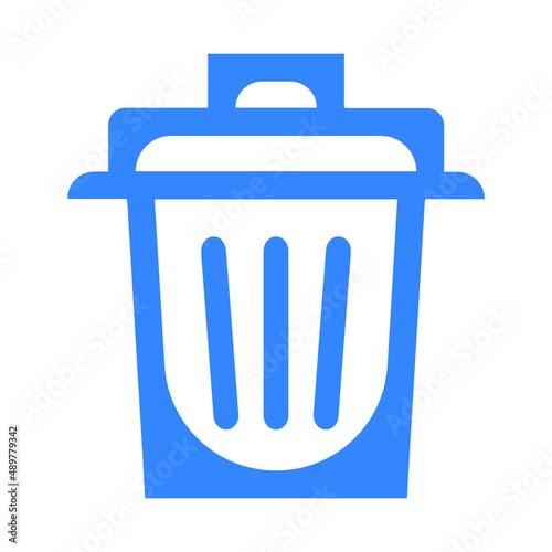Bin can or the trashcan icon