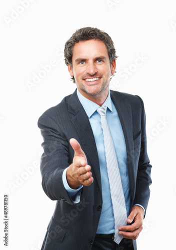 Tablou pe pânză Business handshake
