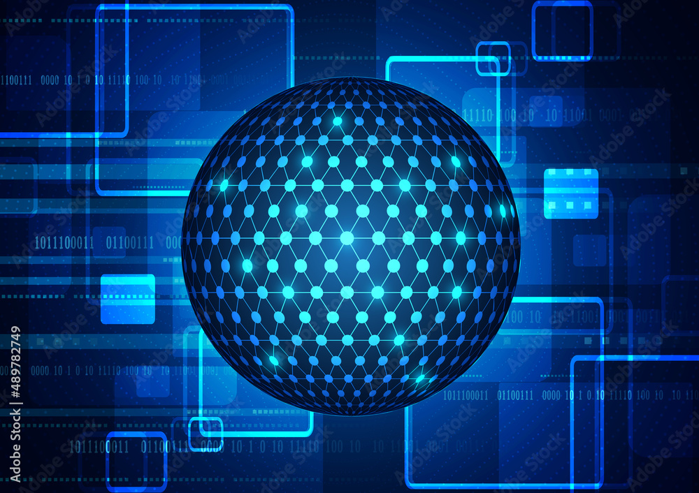Circuit technology background Stock Vector | Adobe Stock
