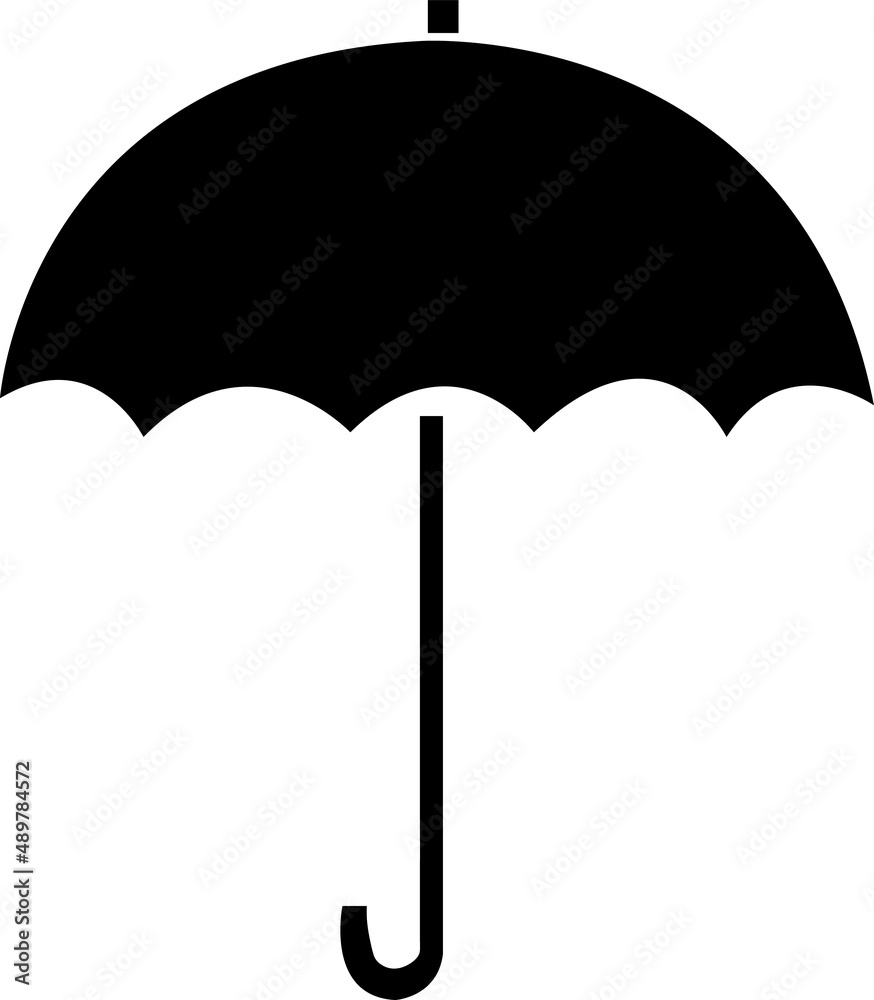 umbrella flat Icon silhouette design.eps umbrella flat Icon silhouette design.eps