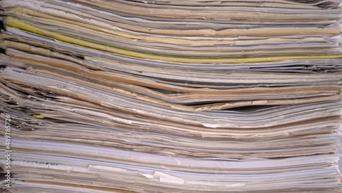 Wallpaper Mural Stack office document report paper, bureaucracy business concept Torontodigital.ca
