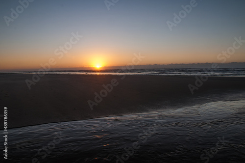 dawn on the beach in Arroio do Sal , Brazil