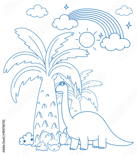 A doodle sketch design on white background