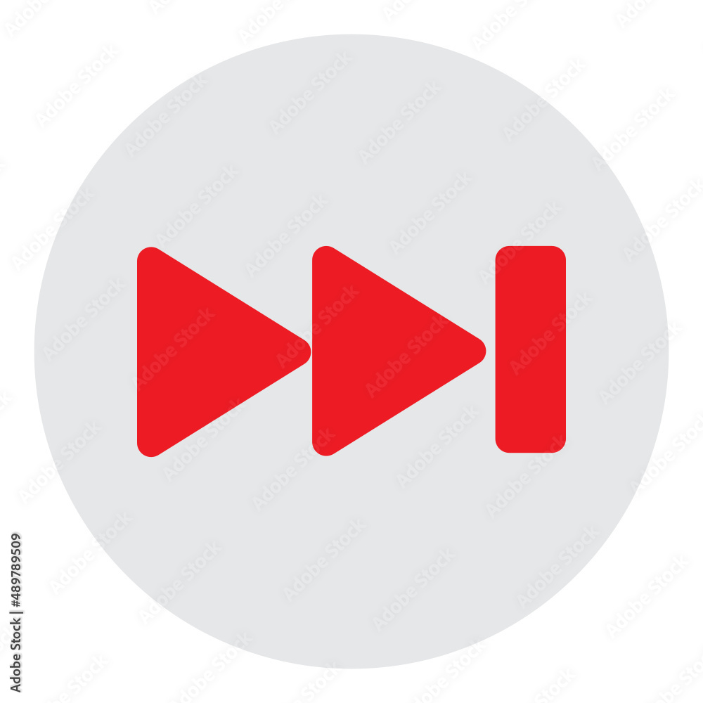 Illustration of Multimedia button design icon Illustration of Multimedia button design icon