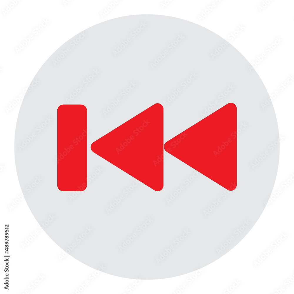 Illustration of Multimedia button design icon Illustration of Multimedia button design icon