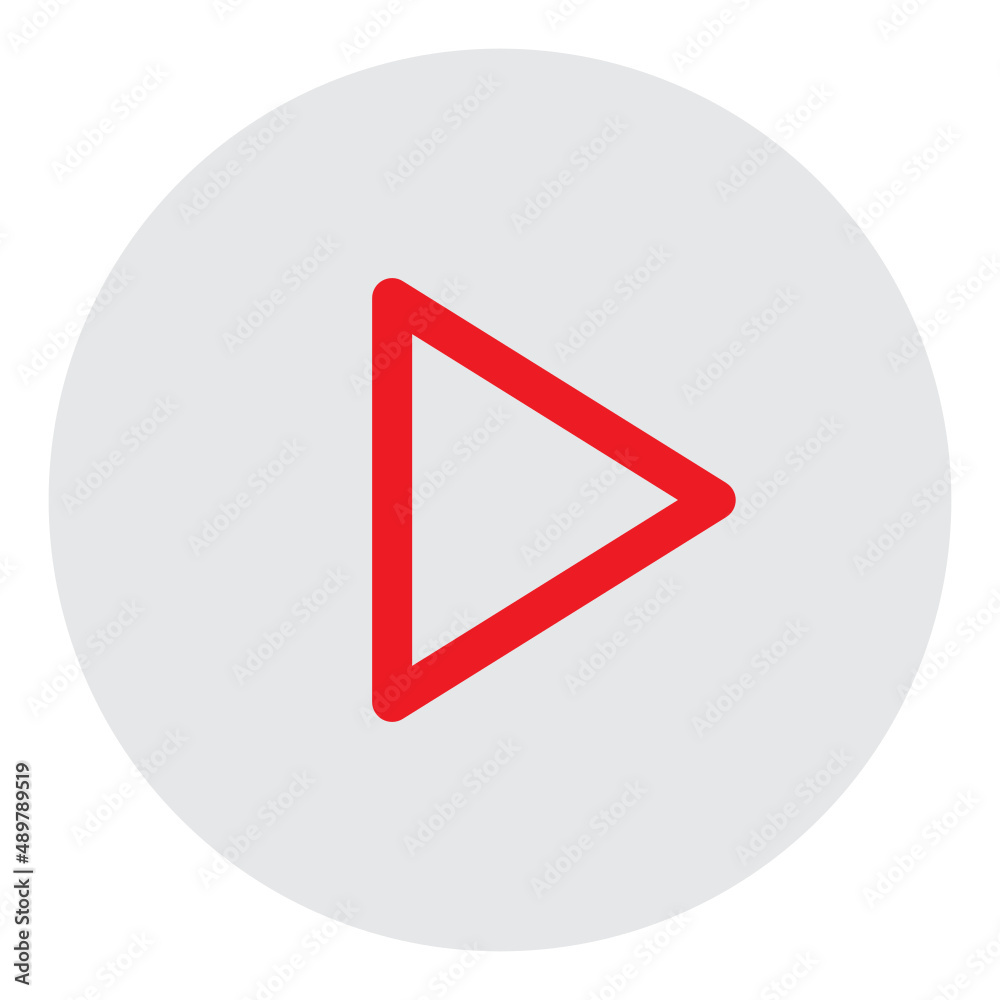 Illustration of Multimedia button design icon Illustration of Multimedia button design icon