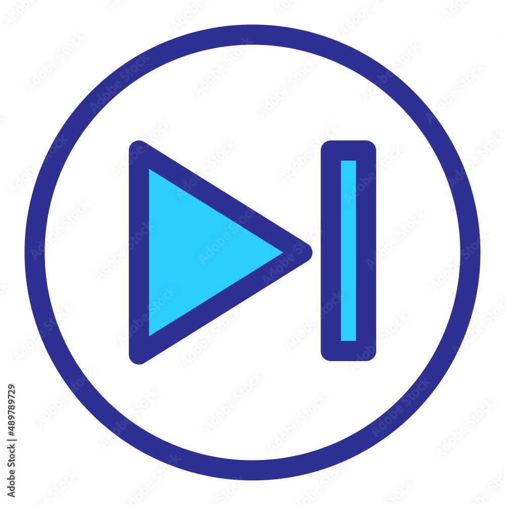 Illustration of Multimedia button design icon Illustration of Multimedia button design icon