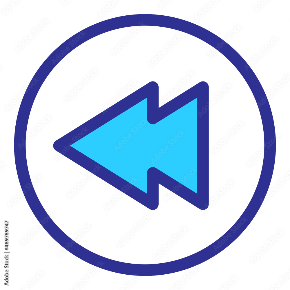 Illustration of Multimedia button design icon Illustration of Multimedia button design icon