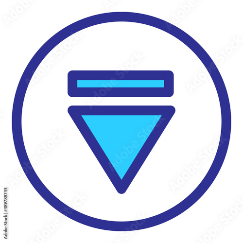 Illustration of Multimedia button design icon