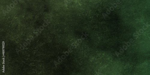 Green grunge background with scratches. Abstract rusty colorful grunge dark concrete wall texture background for industrial, construction and any design related works.