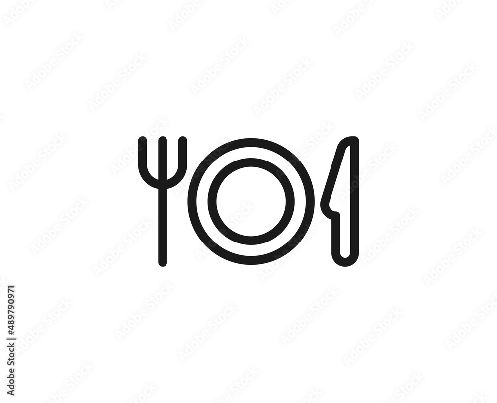 Constraction line icon on white background Constraction line icon on white background