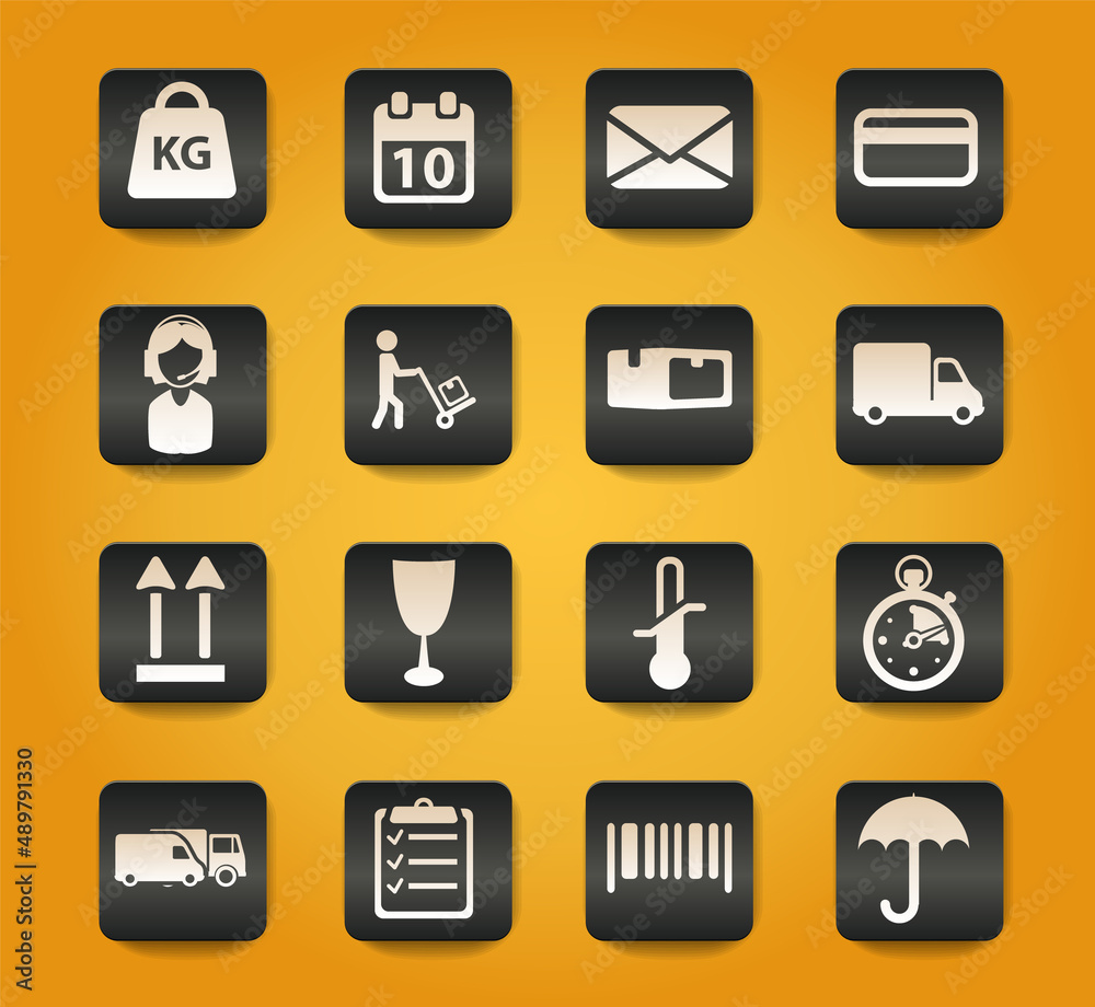 Delivery simply icons Delivery simply icons