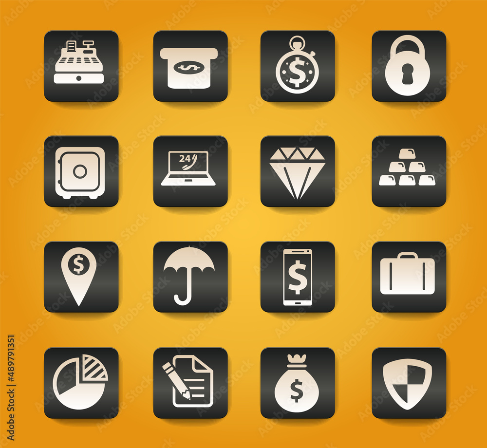 Finance simply icons Finance simply icons