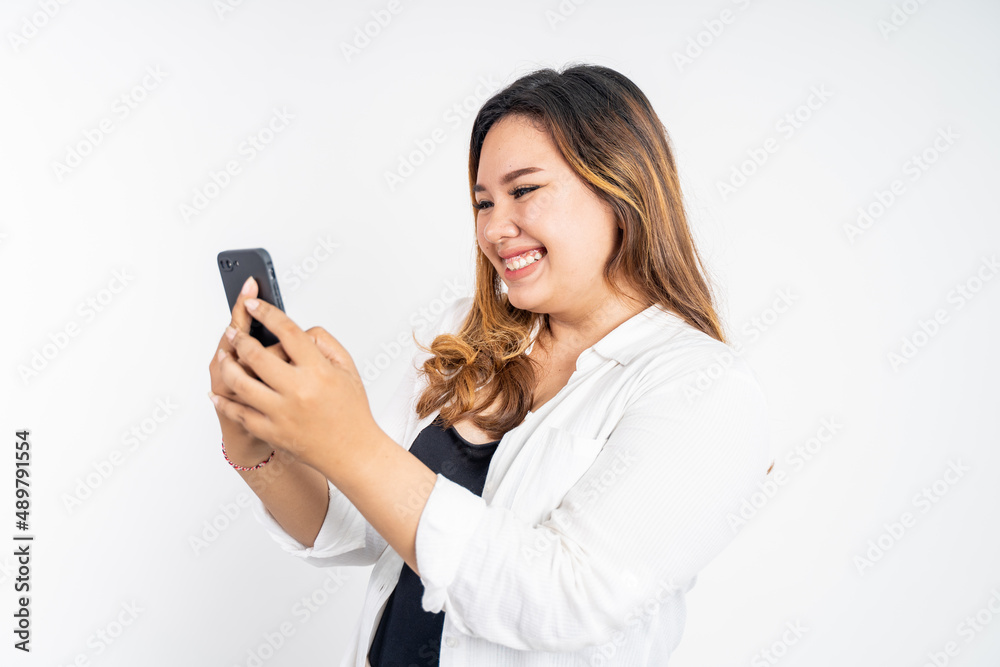 beautiful asian woman using mobile cell phone typing text beautiful asian woman using mobile cell phone typing text