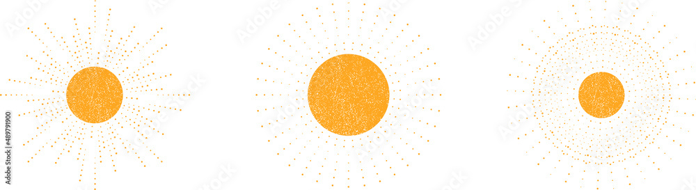 Grunge halftone dots in Circle Form . Spiral Vector Illustration .Textured round Logo . Design element . Abstract Geometric circular shapes .Rotating grunge radial line. Concentric circles Grunge halftone dots in Circle Form . Spiral Vector Illustration .Textured round Logo . Design element . Abstract Geometric circular shapes .Rotating grunge radial line. Concentric circles