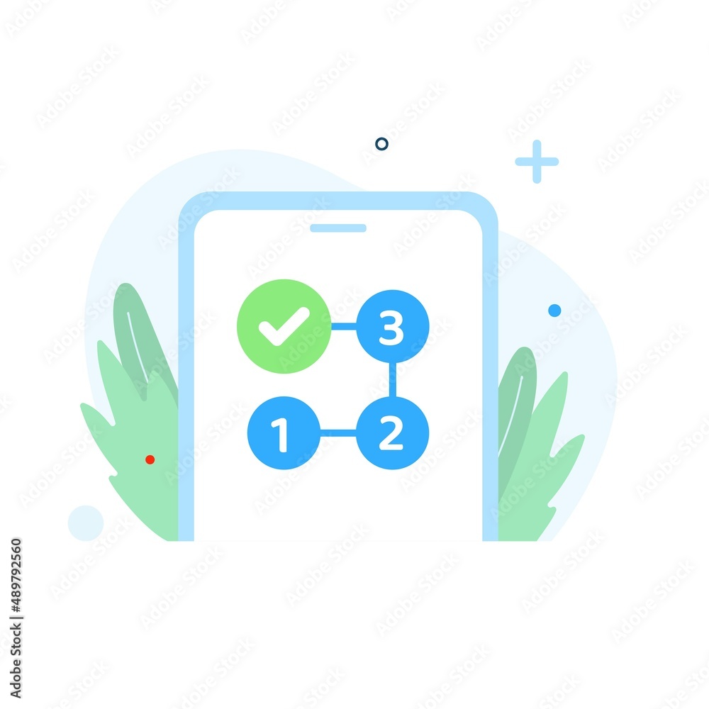 Easy to use mobile app concept illustration flat design vector eps10. modern graphic element for landing page, empty state ui, infographic, icon Easy to use mobile app concept illustration flat design vector eps10. modern graphic element for landing page, empty state ui, infographic, icon