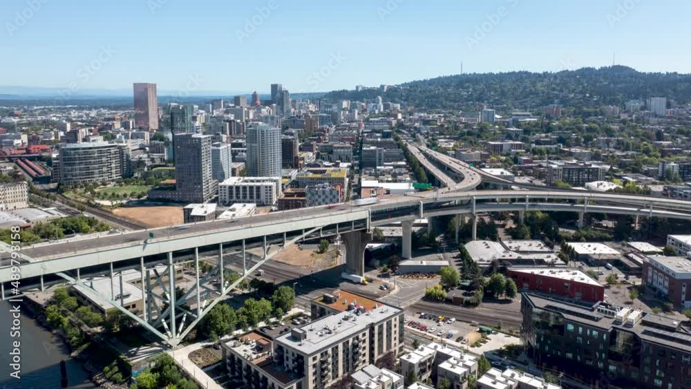 Freemont Bridge Hyperlapse located in Portland Oregon