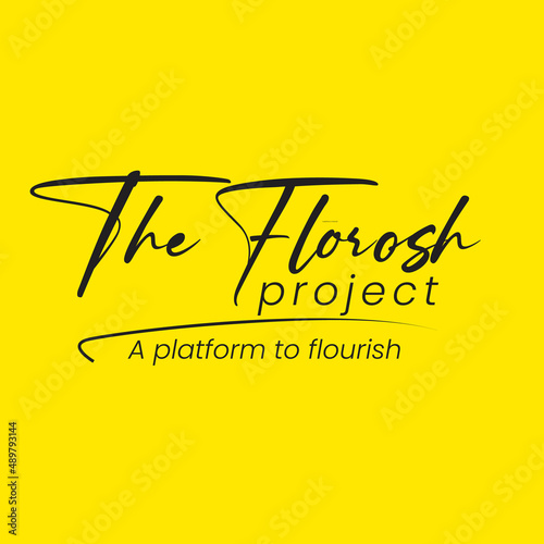 The florish logo design