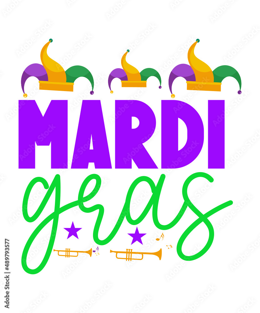 XYANFA Schminktasche Für Karneval & Mardi Gras – 'My Mardi Gras Era' Design, 23x18 Cm | Aus Baumwolle & Leinen