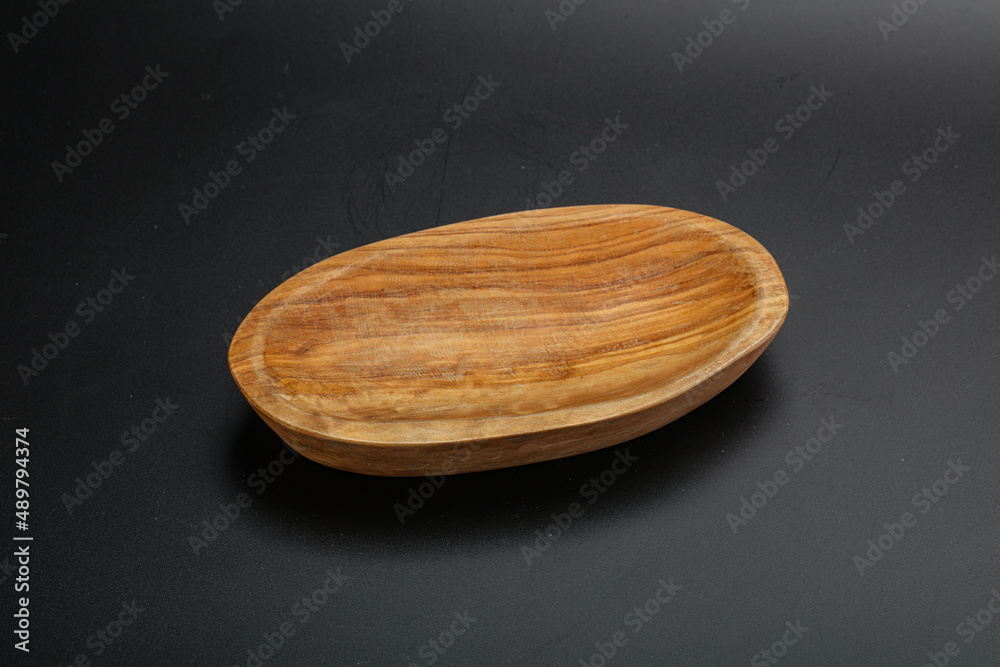Wooden empty bowl for kitchen Wooden empty bowl for kitchen