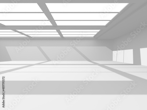 White Modern Background. Abstract Building Concept