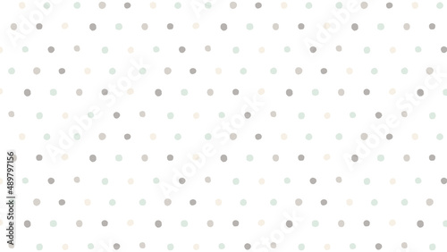 カラフルな小さいドット　かわいいシームレスパターン背景装飾イラスト