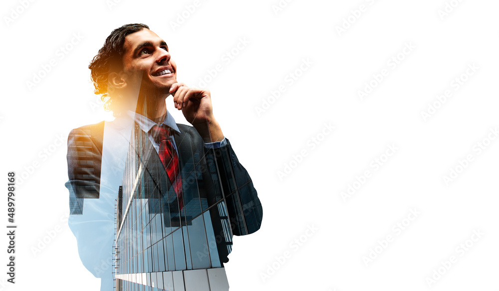 Portrait of an handsome confident business man Portrait of an handsome confident business man
