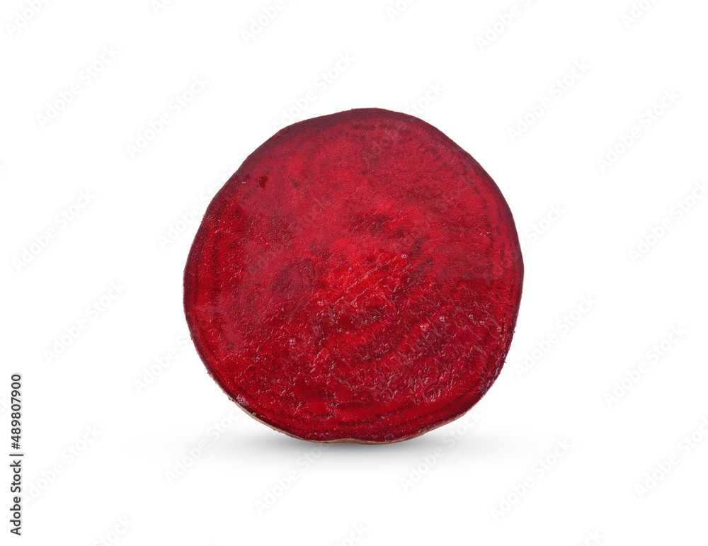 Fototapeta premium Beet on an isolated white background
