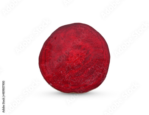 Beet on an isolated white background