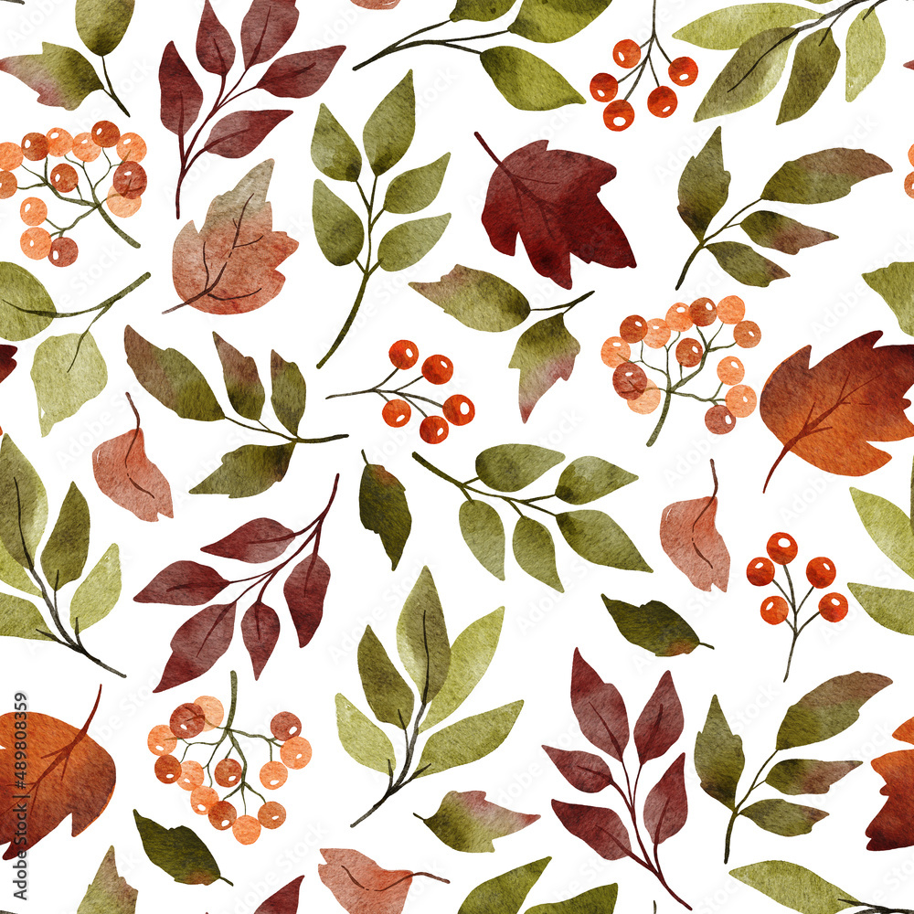 Seamless colorful floral pattern