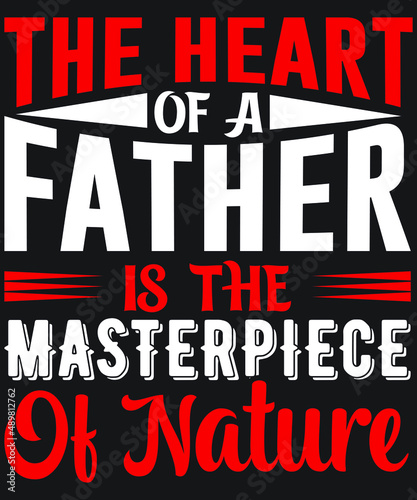 Father's Day T-shirt Design Vector