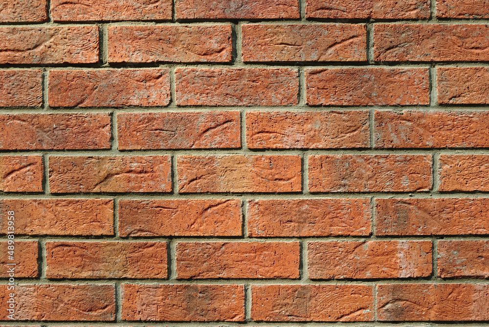 Close Up of Textured Brick Wall