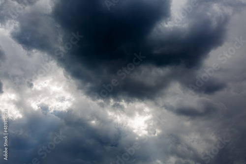 Fototapeta Naklejka Na Ścianę i Meble -  Abstract view to clouds and sky