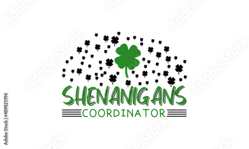 Shenanigans Coordinator, St. Patrick's Day SVG, SVG for Cricut, Cut File